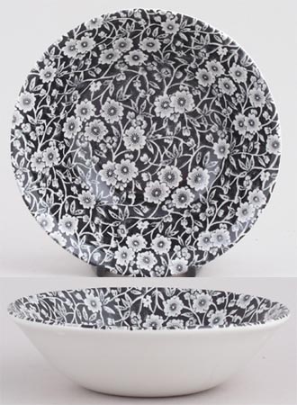 【廃番】 Burleigh Black Calico プレート25cm Archive of over 30,000 documented and photographed examples of