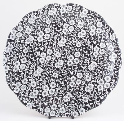 【廃番】Burleigh Black Calico プレート26.5cm Archive of over 30,000 documented and photographed examples of
