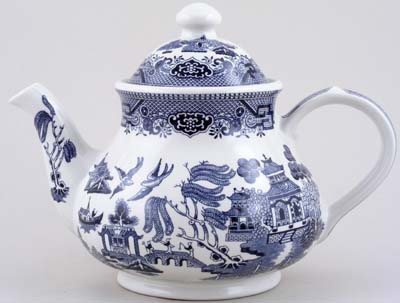 Churchill blue deals willow teapot